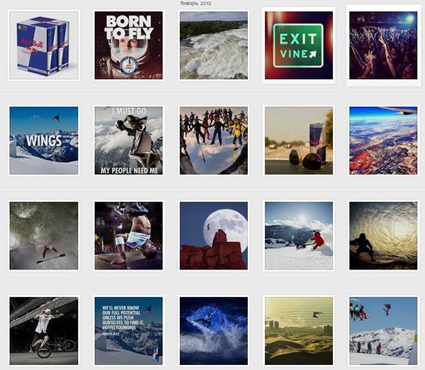 Red Bull на сайте Instagram* Red Bull на сайте Instagram*