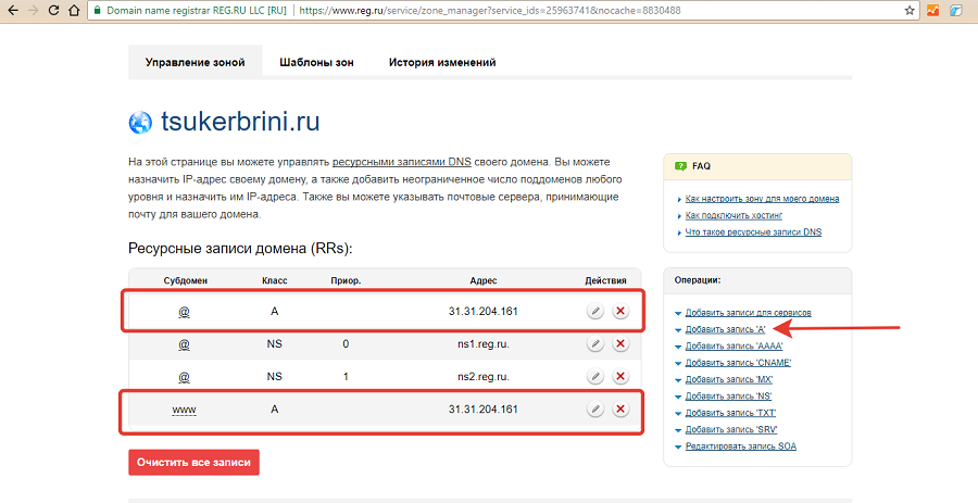 Подключить домен ru. Подключение домена Тильда. Как подключить домен к Тильде. Тильда панель управления доменом. DNS запись NS.